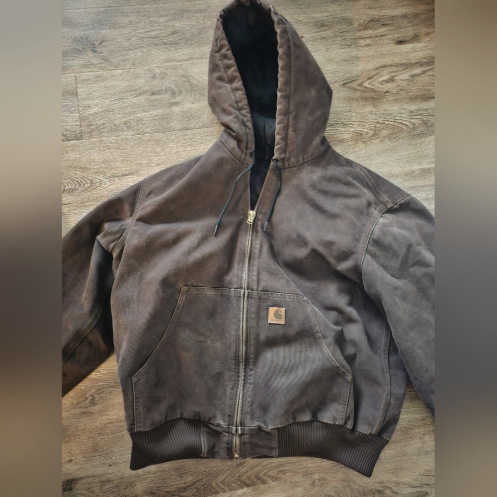 Mens carhartt work jacket
